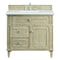 James Martin Vanities 36'' Single Vanity, Whitewashed Oak w/ 3 CM Ethereal Noctis Quartz Top 424-V36-WWO-3ENC - alternate 1